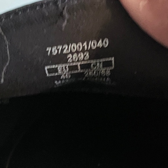 Zara black patent leather loafers  with gold hardware . size 9.5 US/European 40 - Picture 10 of 10